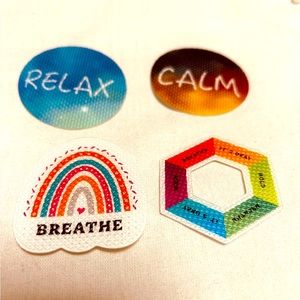 Anxiety calm stickers